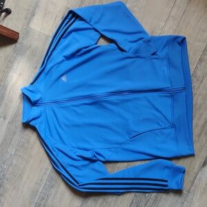 Mens Adidas Warm-Up Tricot Regular 3-Stripe Track Jacket, Sz. L, EUC